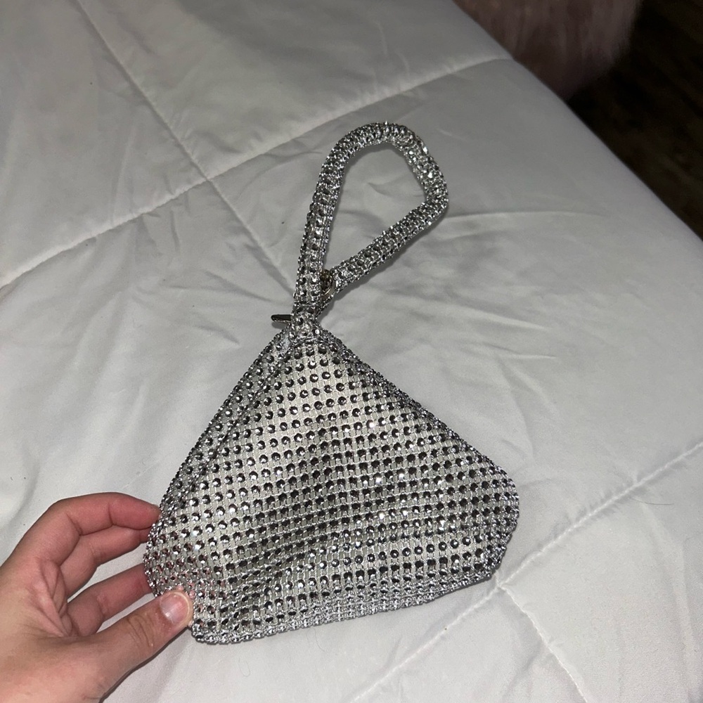 Silver Rhinestone Women’s Bag